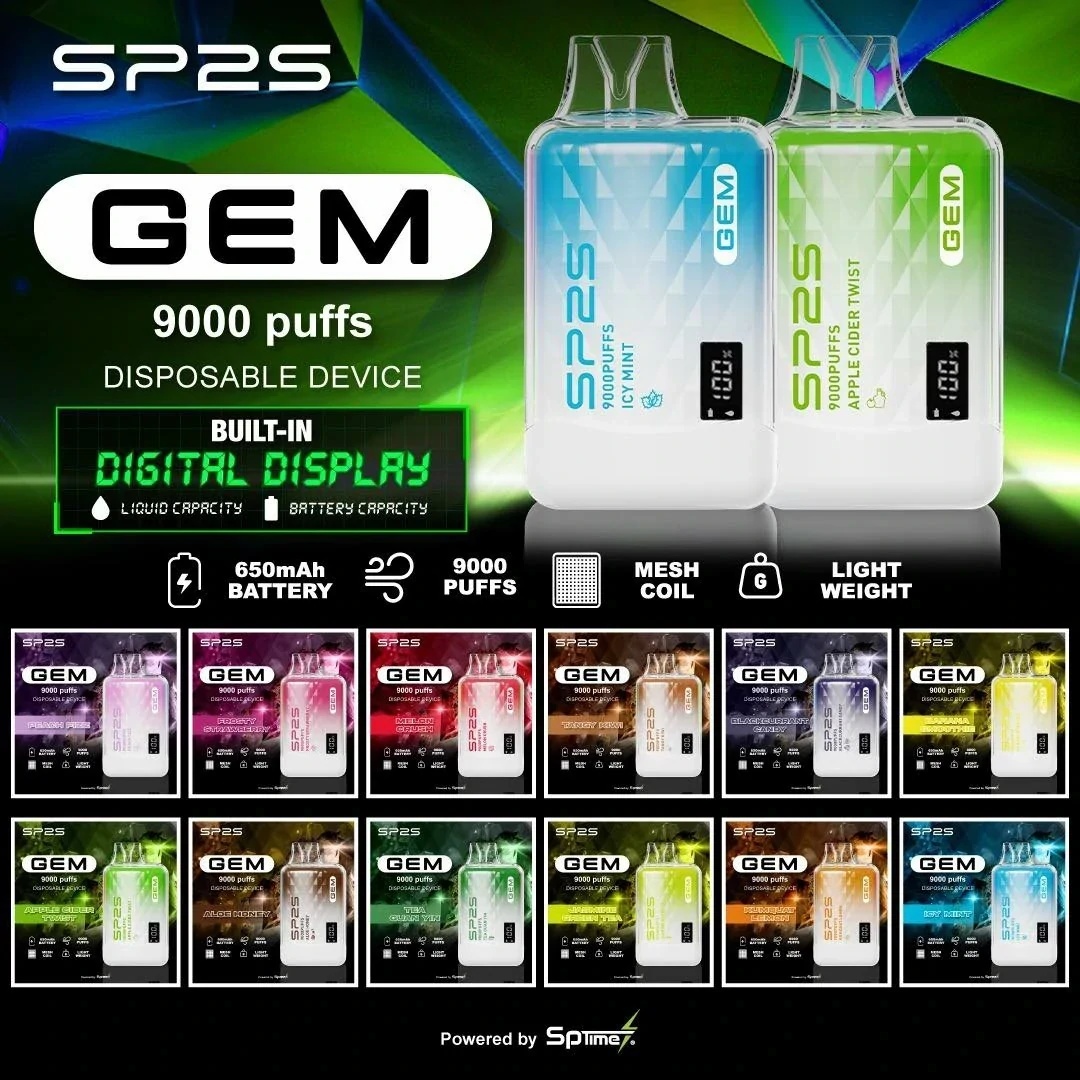 SP2S一次性電子煙9000口 正品現貨 拋棄式電子煙購買